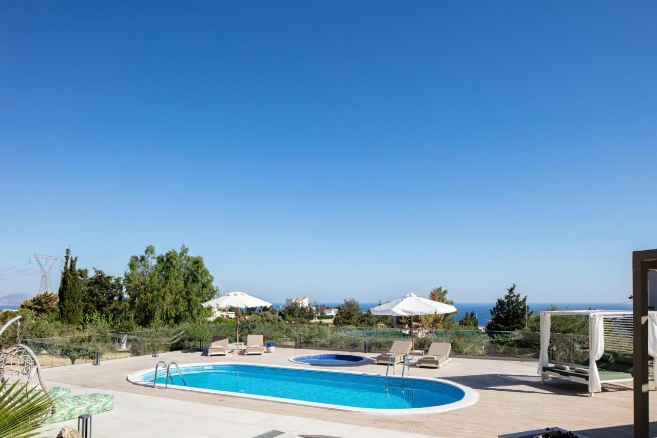 Villa Natura - With Private Heated Pool Tria Monastiria Bagian luar foto