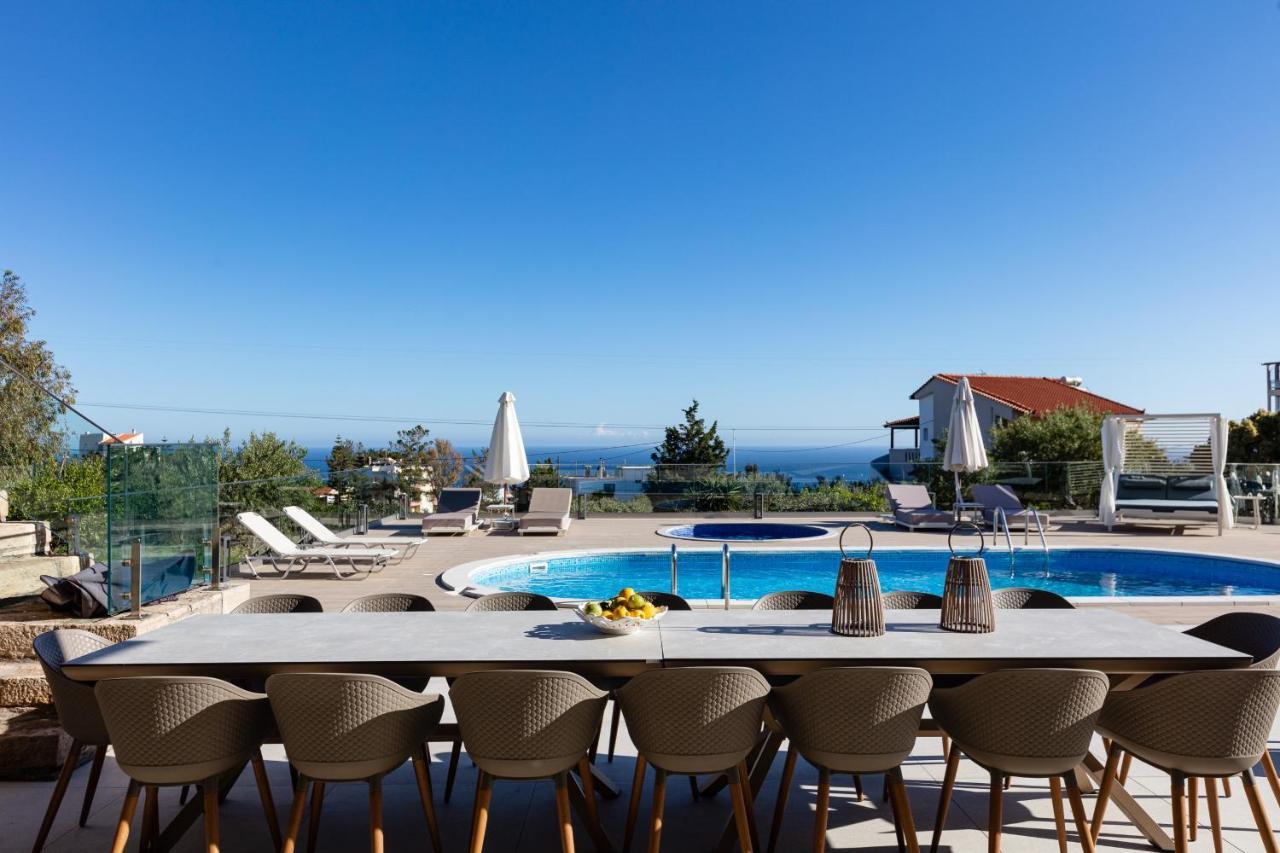 Villa Natura - With Private Heated Pool Tria Monastiria Bagian luar foto
